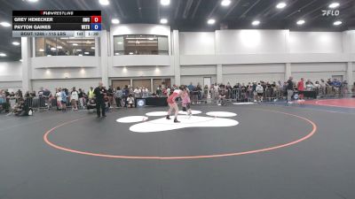 115 lbs Cons. Semis - Grey Henecker, Rednose Wrestling Club vs Payton Gaines, Well Trained