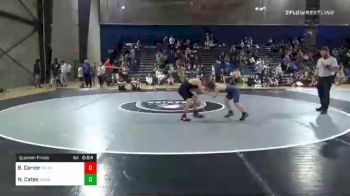 85 lbs Quarterfinal - Benjamin Carver, Flowery Branch Jr. Wrestling vs Noah Cates, Woodland Wrestling