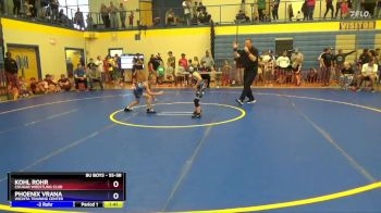 55-58 lbs Round 1 - Phoenix Vrana, Wichita Training Center vs Kohl Rohr, Cougar Wrestling Club