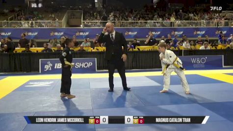 Leon Hendrik James McCorkill vs Magnus Catalon Tran 2026 Pan Kids Jiu-Jitsu IBJJF Championship