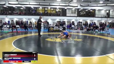 124 lbs 3rd Place Match - Jayla Oberst, Albion vs Bethany Regione, Aurora