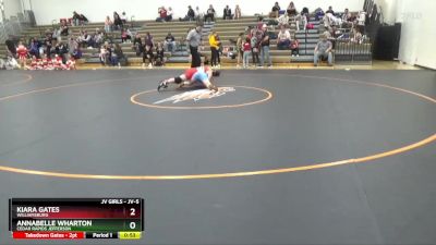 JV-3 lbs Round 5 - Courtney Hlas, Benton Community vs Mono Hoobler, Marion