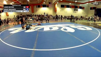 126 lbs Cons. Round 1 - Lance Snyder, NOVA Wrestling Club vs Brady Beckwith, Legend Wrestling Club