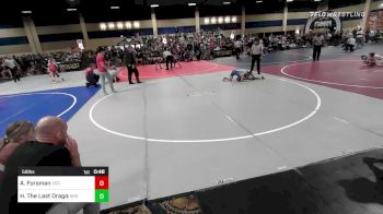 58 lbs Semifinal - Axel Forsman, Vici WC vs Herra Rose The Last Dragon, Siri Bjj