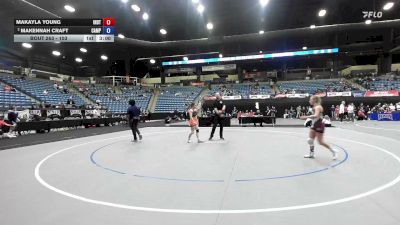 103 lbs Cons. Round 4 - Makayla Young, Indiana Tech vs Makennah Craft, Campbellsville