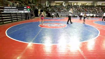 81 lbs Consi Of 8 #1 - Christian Berry, Troup Wrestling vs Benton Bassett III, Morris Fitness Wrestling Club