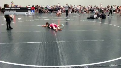71 lbs Round 6 (10 Team) - Namoi Gustafson, MF Angels vs Jolee Bryant, Oklahoma Mafia