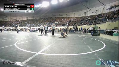 90 lbs Round Of 32 - Noah Lickliter, Perry Wrestling Academy vs Henry Romero, IV, Wolfpak Wrestling