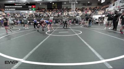 110 lbs Consolation - Brailyn Schroeder, Standfast OKC vs Kye Barnes, Sallisaw Takedown Club