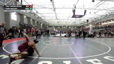 150 lbs Round Of 16 - Troy Torres-Morey, Windham vs Cody Walcott, Trumbull