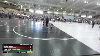 58 lbs Quarterfinal - Una Faye Furgeson, Unattached vs Emry Smith, Arab Youth Wrestling