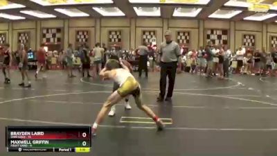 100 lbs Round 3 (6 Team) - Brayden Laird, Ohio Gold vs Maxwell Griffin, Frost Gang