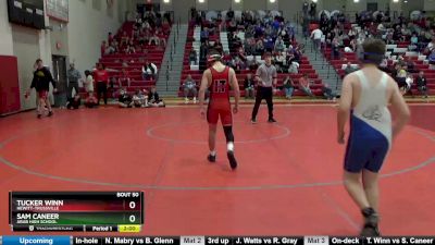 132 lbs Quarterfinal - Tucker Winn, Hewitt-Trussville vs Sam Caneer, Arab High School