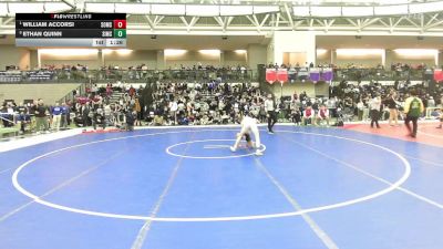 113 lbs Quarterfinal - William Accorsi, Somers vs Ethan Quinn, Simsbury