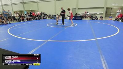 113 lbs Quarterfinals (8 Team) - Wyatt Payne, Kentucky vs Gabriel Cortez, Texas Red