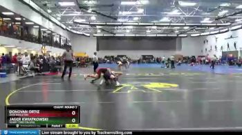 141 lbs Champ. Round 2 - Jager Kwiatkowski, Henry Ford College vs Donovan Ortiz, Ohio Wesleyan