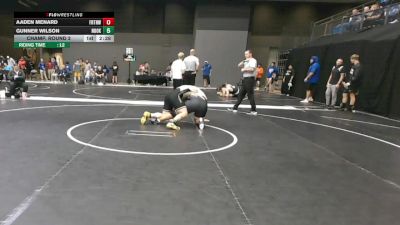 285 lbs Champ. Round 2 - Gunner Wilson, Northeast Oklahoma vs Aaden Menard, Fort Hays Tech Northwest