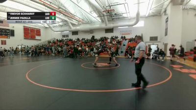 215 lbs Quarterfinal - Jernee Padilla, Rock Springs vs Trevor Eckhardt, Riverton