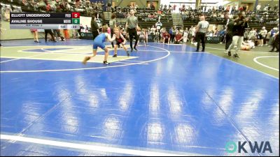 55 lbs Rr Rnd 3 - Elliott Underwood, Piedmont vs Avaline Shouse, Morrison Takedown Club