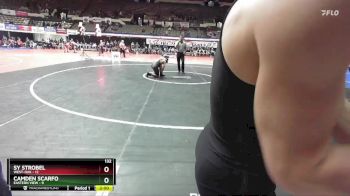 132 lbs Champ Round 1 (16 Team) - Camden Scarfo, Eastern View vs Sy Strobel, West-Oak