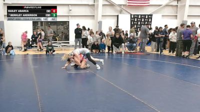112.4-119.4 lbs 5th Place Match - Hailey Abarca, Casper Wrestling Club vs Berkley Anderson, Fighting Squirrels Wrestling Club