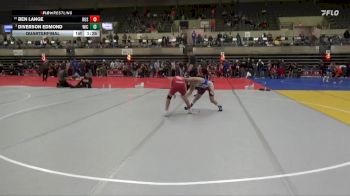 110 lbs Quarterfinal - Diverson Edmond, Mollitium vs Ben Lange, Rushford-Peterson
