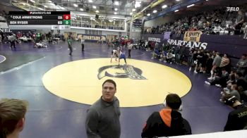 126 lbs Champ. Round 2 - Ben Ryser, Mead vs Cole Armstrong, Coeur D Alene