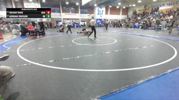 144 lbs Cons. Round 2 - Julian Diaz, Patriot vs Adrian Drouin, Harvard-Westlake