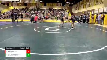 145 lbs Cons. Round 2 - Sam Altamirano, Tustin vs Jose Vasquez, Desert Mirage