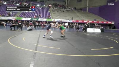 110 lbs Semis (4 Team) - Nizhoni Tallman, Evergreen State vs Kairi Kutyba, Doane