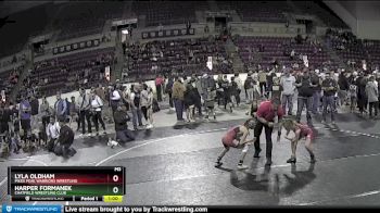 81 lbs Cons. Semi - Harper Formanek, Chatfield Wrestling Club vs Lyla Oldham, Pikes Peak Warriors Wrestling