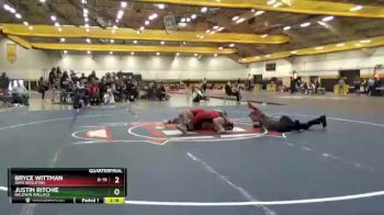 149 lbs Quarterfinal - Justin Ritchie, Baldwin Wallace vs Bryce Wittman, Ohio Wesleyan