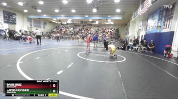 138 lbs Champ. Round 3 - Paris Ruiz, Buchanan vs Jacob Hevener, Peninsula