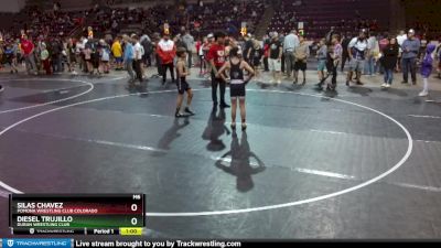 86 lbs Quarterfinal - Silas Chavez, Pomona Wrestling Club Colorado vs Diesel Trujillo, Duran Wrestling Club