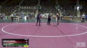 1A-4A 157 1st Place Match - Elijah Thomas, Escambia County vs Spencer Perkins, Prattville Christian Academy