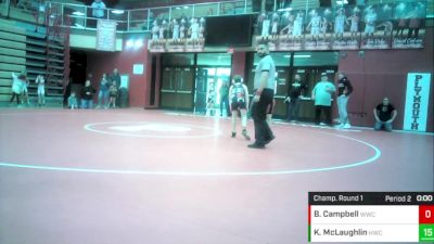 12U - 68-72 Quarters - Michael Porawski-Holford, Warpath Wrestling Club vs Cylas Studebaker, Warrior Wrestling Club