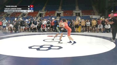 100 lbs Champ. Rd Of 64 - Gavin Boller, Michigan vs Lucas Larson-Owen, Washington