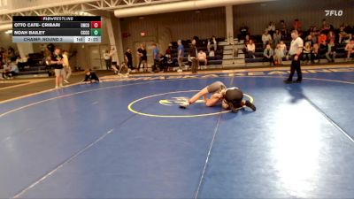 149 lbs Champ. Round 3 - Otto Cate- Cribari, Northern Colorado vs Noah Bailey, Cloud County Community College