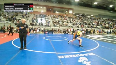 U23 Women - 62 lbs Champ. Round 1 - April Kelly, SC vs Samantha Barragan, CA