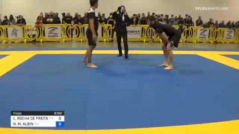 LUCAS ROCHA DE FREITAS vs NICHOLAS M. ALBIN 2020 IBJJF Pan No-Gi Championship