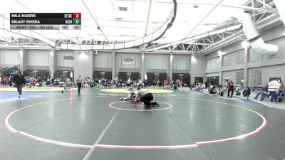 152 lbs Consi Of 8 #1 - Mila Maiers, St Joseph vs Milady Rivera, Bloomfield/Weaver