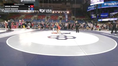 95 lbs Cons. Rd Of 16 - Abigail Mendoza, TX vs Navjot Waraich, CA