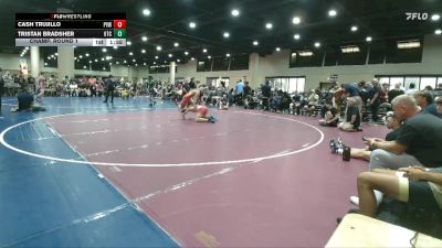132 lbs Champ. Round 1 - Cash Trujillo, Ponte Vedra Wrestling vs Tristan Bradsher, Oliver Training Camp