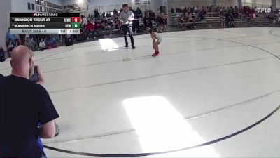 9 lbs 5th Place Match - Brandon Trout Jr, Nebraska Elite Wrestling Club vs Maverick Biere, Hershey Youth Wrestling