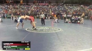 2A 285 lbs Cons. Round 1 - Nicholas Herring, Greene Central vs Camden Sain, West Lincoln