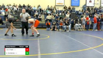 172 lbs Champ. Round 2 - Danny O`Neil, Fairview vs Xavier Cardenas, North Olmsted Black