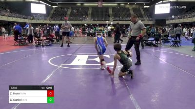 62 lbs Quarterfinal - Zak Horn, Turnersville vs Cameron Ganiel, Petersburg