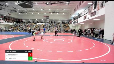 106 lbs Quarterfinal - Jayden Ramone, East Coweta High School Wrestling vs Javen Jett, Pedraza Wrestling