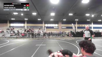 95 lbs 5th Place - Hayden Nozie, Valiant College Prep vs Frank Motes Jr, Gold Rush Wr Ac