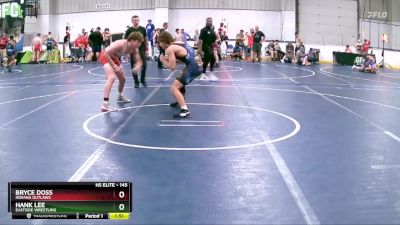 145 lbs Cons. Round 5 - Hank Lee, Eastside Wrestling vs Bryce Doss, Indiana Outlaws